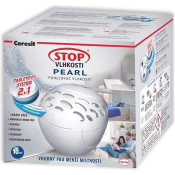 Ceresit Stop vlhkosti Pearl Pohlcovač vlhkosti 2v1, přístroj, tableta 300 g