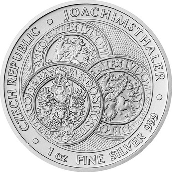 Česká mincovna Stříbrná uncová mince Tolar Česká republika stand 1 oz