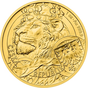 Česká mincovna Zlatá mince Český lev 2025 stand 1 oz