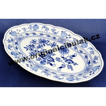 Český porcelán Dubí Mísa oválná 10070 Cibulák 35 cm