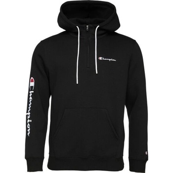 Champion hooded Half Zip sweatshirt 219211-KK001 černá