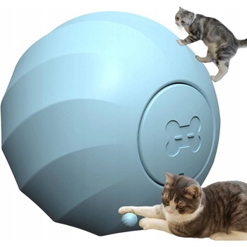 Cheerble Interaktivní míček pro psy a kočky Ice Cream modrý