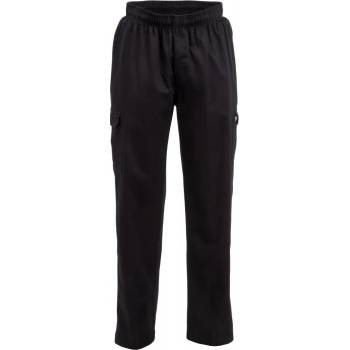 Chef Works B222 kalhoty Cargo unisex černé úzký střih