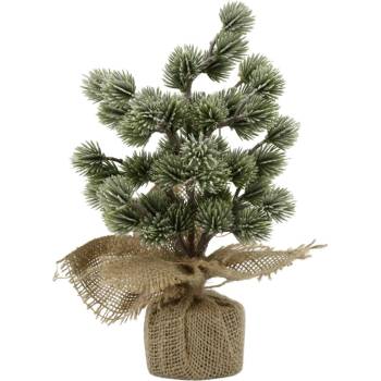 Chic Antique Umělý stromeček Cedar Snow 30 cm, zelená barva, plast