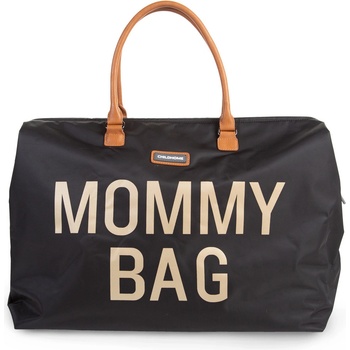 Childhome taška Mommy Bag Black Gold Black Gold