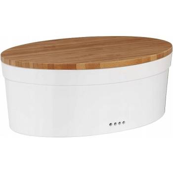 Chlebník Kela, nádoba na keramický chléb, bílá