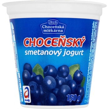 Choceňská mlékárna Choceňský smetanový jogurt borůvka 150 g