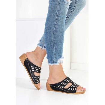 Chunsen dámské pantofle na klínku 5065-1B