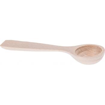Čisté dřevo Dřevěná naběračka ke koření, mini - lžíce buk 8 cm