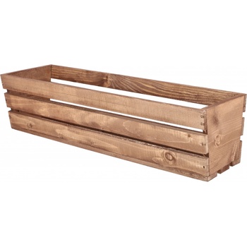 ČistéDřevo Dřevěná bedýnka květináč 60 cm