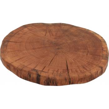 ČistéDřevo Podložka z dubového dřeva 30-35cm