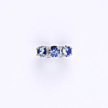 Čištín Korálek 36939727 Stříbrný se swarovski saphire krystal P 1371