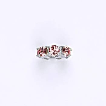 Čištín Korálek 36939742 Stříbrný se swarovski light rose krystaly P 1371
