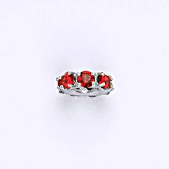 Čištín Korálek 36939773 Stříbrný se swarovski light siam krystal P 1371