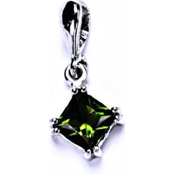 Čištín Stříbrný přívěsek přírodní vltavín P 1257/22