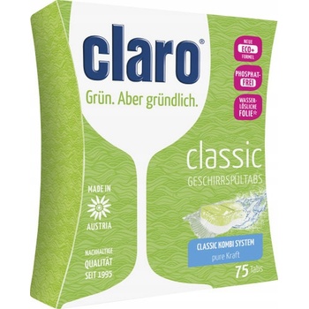 Claro Classic Tablety do myčky nádobí 75 ks 1200 g