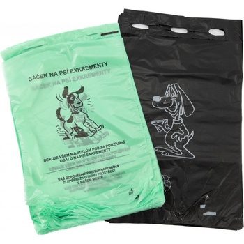 CleverPack sáčky na psí exkrementy zelené 20 x 28 cm - blok 50 ks