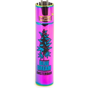 Clipper® Metal zapalovač Amsterdam Blue Dream Icy