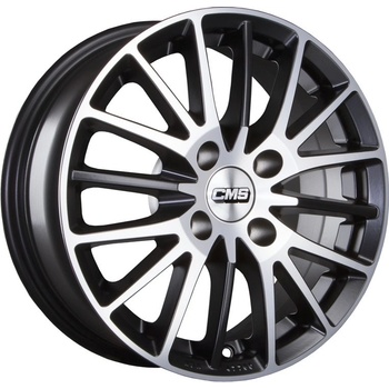 CMS C17 6x15 4x100 ET40 diamond black