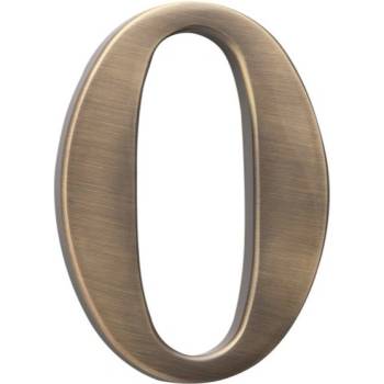 COBRA Domovní číslo BRONZ ČESANÝ 100 mm