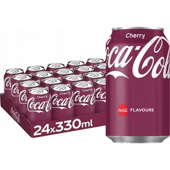 Coca Cola Cherry plech 24 x 330 ml