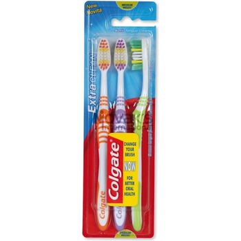 Colgate Extra Clean střední 3 ks