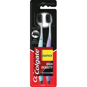 Colgate High Density Charcoal zubní kartáček duopack