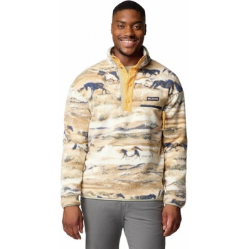 Columbia Helvetia II Printed Half Snap fleece M 2098461758 lemon wash roaming