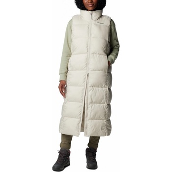 Columbia Puffect Long Vest W dark stone