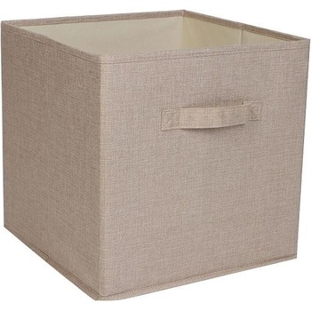 Compactor SANDY Skládací úložný box do police a knihovny 31 x 31 x 31 cm béžový
