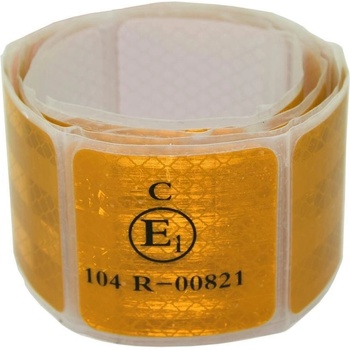 Compass 3M reflexní samolepící páska žlutá dělená homologace E1 1 metr