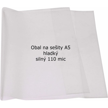 CONCORDE Obal na sešity sada 10 ks čiré A5