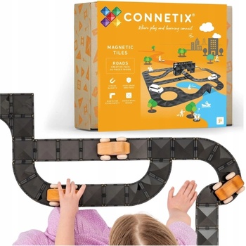 Connetix Creative Roads Pack 48 ks silnice