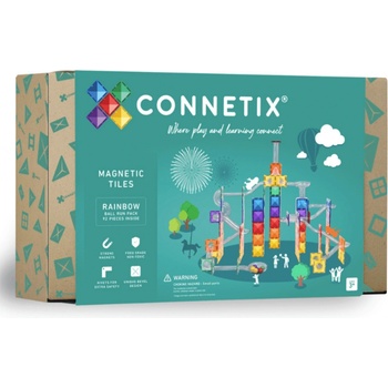 Connetix Rainbow Ball Run Pack 92 ks
