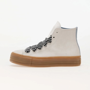 Converse Chuck Taylor All Star Lift Platform Suede vintage white/ out of the blue
