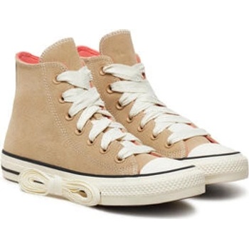 Converse Chuck Taylor All Star Suede Hi A10416/Warm Quarry/Illist Pink/Egret