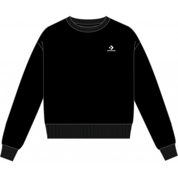 converse EMBROIDERED FRENCH TERRY CREW dámská mikina 10019441-A01