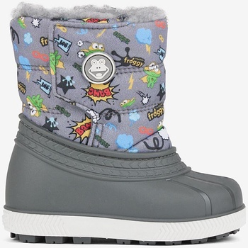 Coqui dětská zimní obuv MIKI grey unicorn