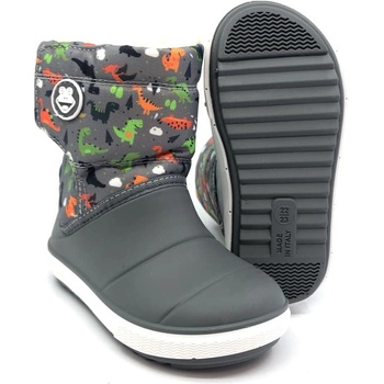 Coqui Miki Mid Grey Dino dětské sněhule