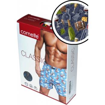 Cornette boxerky classic 001 128 modré