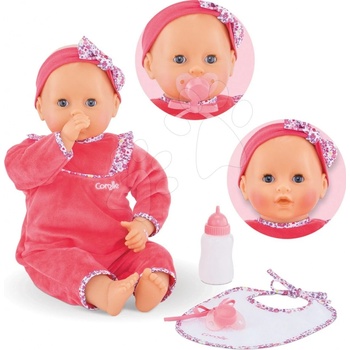 Corolle Bábika Lila Cherie so zvukmi a 5 funkciami Mon Grand Poupon 42 cm s modrými klipkajúcimi očami