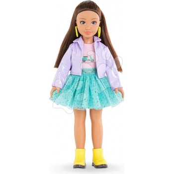 Corolle Luna Milan Fashion Week Set s dlouhými hnědými vlasy 28 cm