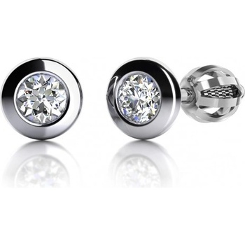 Couple Náušnice Clea pecky z bílého zlata se zirkony Šroubek 585-68-3-0671.1B00.0.00.001.05