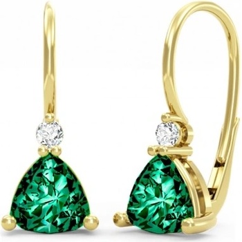 Couple náušnice Karin žluté zlato se zirkony 6630407-0-0-6