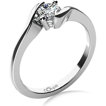 Couple prsten Tanya bílé zlato se zirkonem 585 68 1 4053.1B00.0.54.001