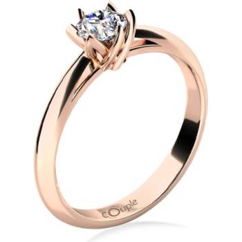 Couple Zásnubní prsten Lucille růžové zlato s laboratorním diamantem 585 68 1 4239.4C00.0.52.LEVS.000