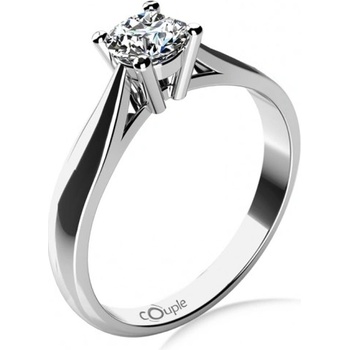 Couple zásnubní prsten Rose bílé zlato a briliant 585 68 1 4011.1B00.0.51.FVS.000