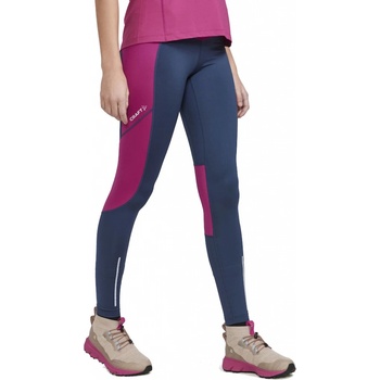 Craft ADV Essence Warm Tights W modré s růžovou