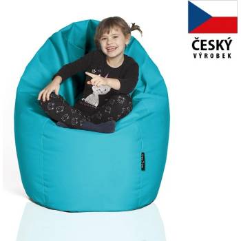 CrazyShop sedací vak Hruška standard tyrkysová