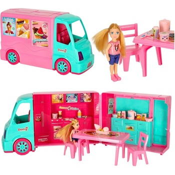 Creative Corner Sada autíček pro panenky Food truck